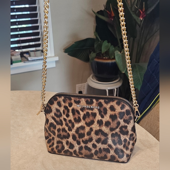 Michael Kors Animal Print Crossbody Bag - Picture 3 of 11